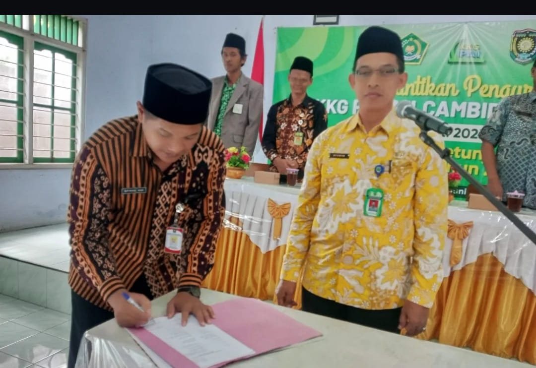 Herman Susilo lantik pengurus KKG PAI Gebang