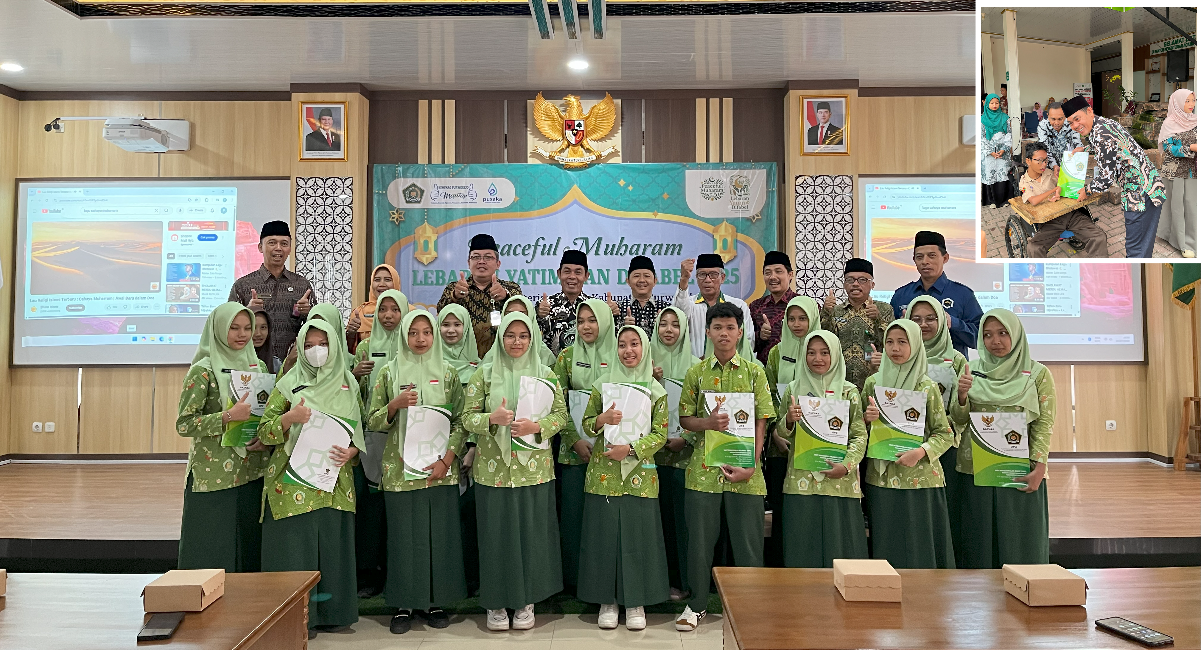 Peaceful Muharam Momen Berbagi dengan Yatim dan Difabel