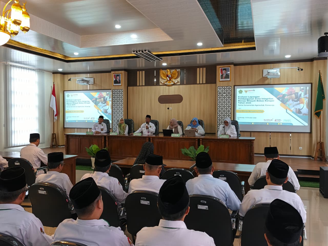 Evaluasi Lapangan TPN di Kemenag Purworejo