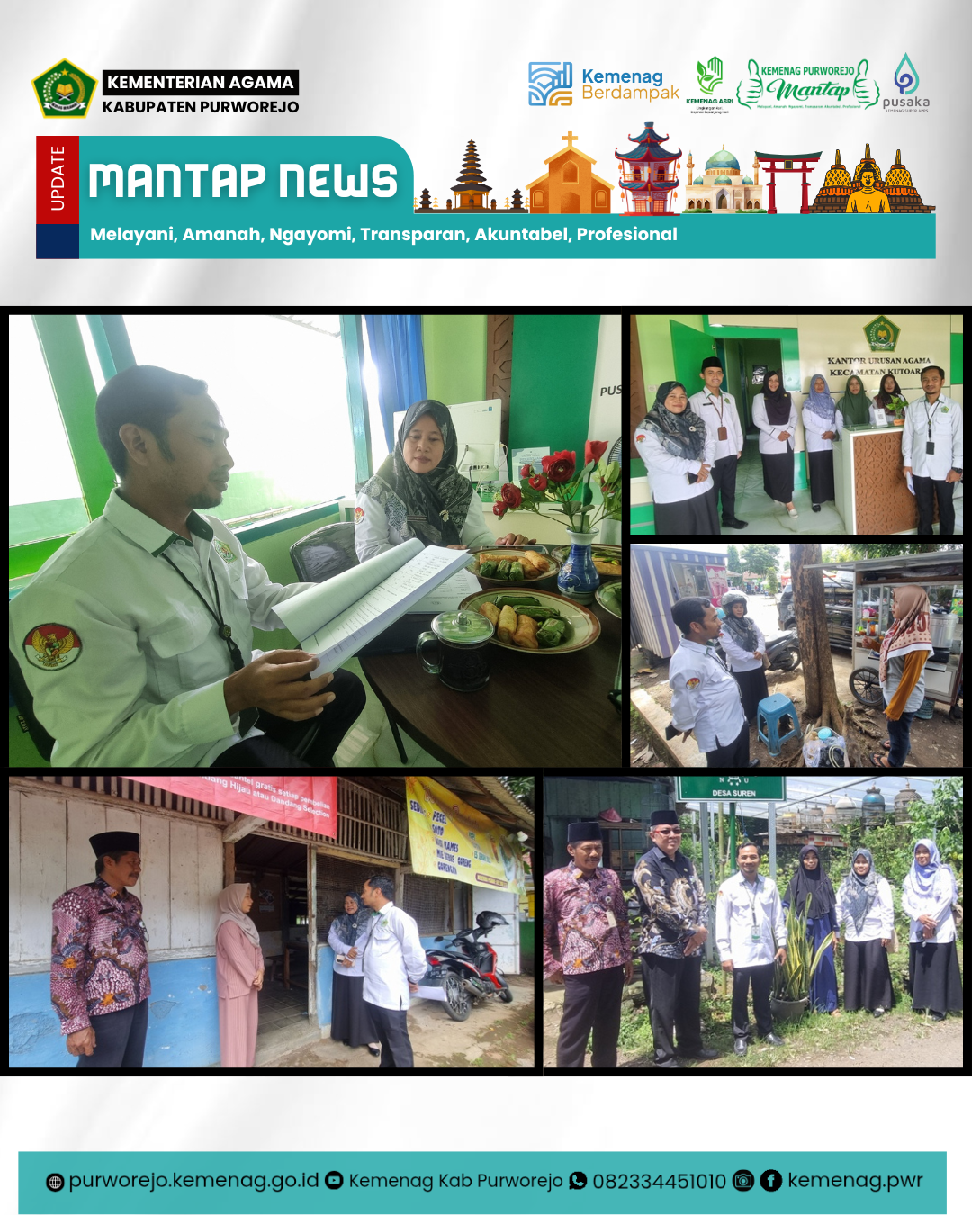 Gara Zawa Dampingi Monitoring Penerima Manfaat BAZNAS Jateng di Kutoarjo