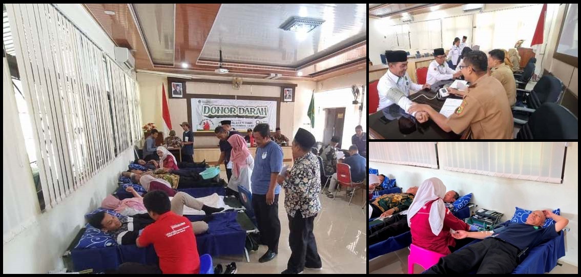 Peringati HAB ke-80, Kemenag Purworejo Gelar Pemeriksaan Kesehatan dan Aksi Sosial Donor Darah