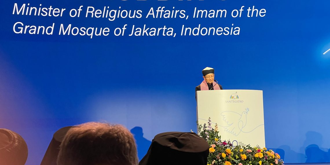Pidato di Assisi, Gagasan Diplomasi Agama Menag Didukung Pemimpin Agama Dunia