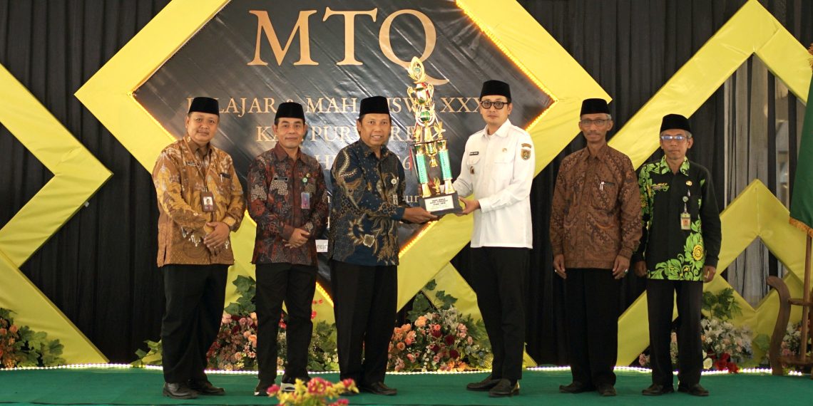 Pertahankan Gelar, Kecamatan Purworejo Kembali Rebut Juara Umum MTQ Kabupaten 2026